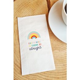 Pekshop 20'li Everything İs Gonna Be Alright Yazılı Konuşan Kağıt Sunum Peçetesi