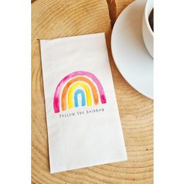 Pekshop 20'li Follow the Rainbow Yazılı Konuşan Kağıt Sunum Peçetesi