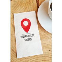 Pekshop 20'li Konuma Gerek Yok Dardayım Yazılı Kağıt Sunum Peçetesi