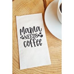 Pekshop 20'li Mama Needs Coffee Yazılı Konuşan Kağıt Sunum Peçetesi