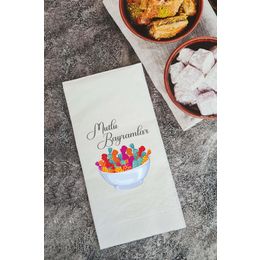 Pekshop 20'li Mutlu Bayramlar Şeker Bayram Konuşan Sunum Peçetesi