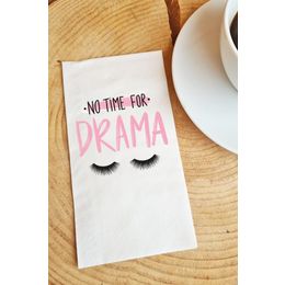 Pekshop 20'li No Time For Drama Yazılı Konuşan Kağıt Sunum Peçetesi