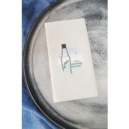Pekshop 20'li Rakı Şişesinde Balık Olsam Konuşan Kağıt Sunum Peçetesi