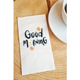 Pekshop Sunum Peçetesi Good Morning Yazılı Kağıt Peçete