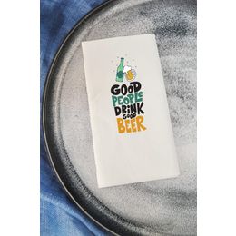 Pekshop Sunum Peçetesi Good People Good Beer Konuşan Kağıt Peçete