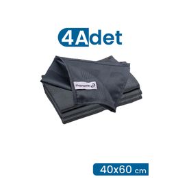 Pella Classic 40x60 cm 4'lü Antrasit Mikrofiber Temizlik Bezi