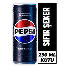 Pepsi 250 ml Zero Sugar Kola Kutu Kola