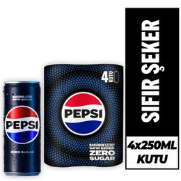 Pepsi 250 ml Zero Sugar Kola Kutu Kola