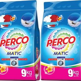 Perco Matik 2x9 kg Beyazlar ve Renkliler Toz Çamaşır Deterjanı