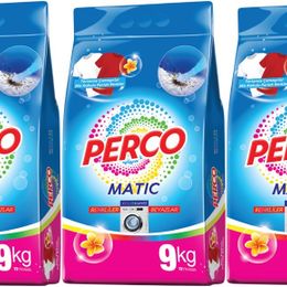 Perco Matik 3x9 kg Beyazlar ve Renkiler Toz Çamaşır Deterjanı