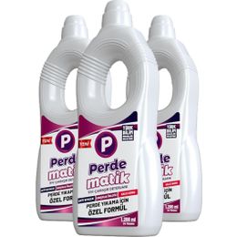 Perdematik 3x1200 ml Tül, Dantel ve Hassas Kumaşlar İçin Sıvı Perde ve Çamaşır Deterjanı