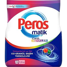 Peros 1.5 kg Renkliler İçin Toz Çamaşır Deterjanı