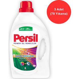 Persil 3x1690 ml Power Jel Gül Çamaşır Deterjanı