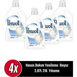 Perwoll 2.97 lt Yenileme & Onarım Beyaz Sıvı Çamaşır Deterjanı