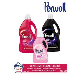 Perwoll 3950 ml Siyahlar + 3950 ml Renkliler Sıvı Çamaşır Deterjanı