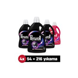 Perwoll 3x2,97 lt Siyah + 2,97 lt Renkli Çamaşır Deterjanı