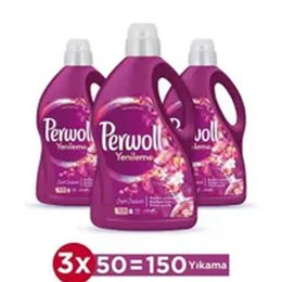 Perwoll 3x3 lt 50 Yıkama Yenileme & Onarım Renkliler İçin Sıvı Deterjan