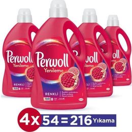 Perwoll 4x2.97 lt Renkli Yenileme Hassas Bakım Sıvı Çamaşır Deterjanı