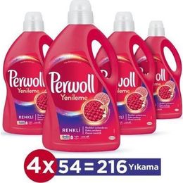Perwoll 4x2.97 lt Renkli Yenileme Hassas Bakım Sıvı Çamaşır Deterjanı