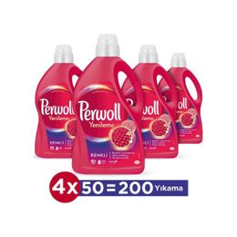 Perwoll 4x2.97 lt Renkli Yenileme Hassas Bakım Sıvı Çamaşır Deterjanı