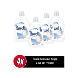 Perwoll 4x2.97 lt Yenileme & Onarım Beyaz Sıvı Çamaşır Deterjanı