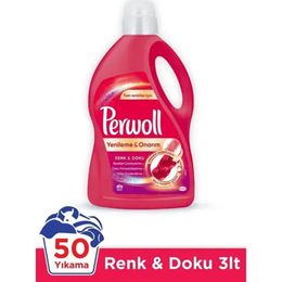 Perwoll Renk ve Doku 50 Yıkama 3x3 lt Sıvı Çamaşır Deterjanı