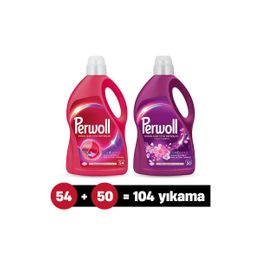 Perwoll Yenileme & Onarım Karma Renkler İçin Sıvı Deterjan 3 lt 95 Yıkama & Perwoll Çiçek Cazibesi 2.7 lt + Vernel 1440 ml Hindistan Cevizi Yumuşatıcı
