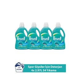 Perwoll Yenileme Spor Giysiler 4x2.97 lt Çamaşır Deterjanı