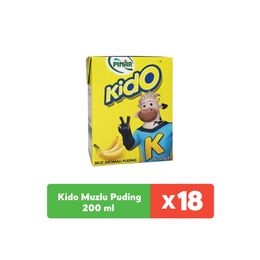 Pınar 18x200 ml Kido Muzlu Puding