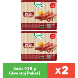Pınar 2x430 gr Dana Sosis