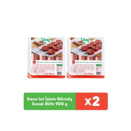 Pınar 2x900 gr Büfe Dana Isıl İşlem Görmüş Sucuk