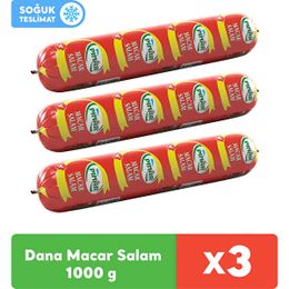 Pınar 3x1 kg Dana Macar Salam