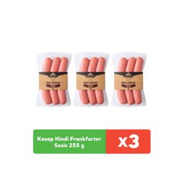 Pınar 3x255 gr Kasap Hindi Frankfurter Sosis