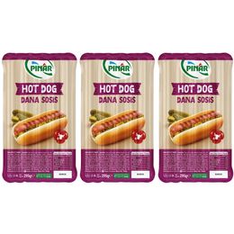 Pınar 3x295 gr Hotdog Dana Sosis