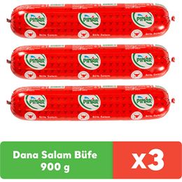 Pınar 3x900 gr Dana Büfe Salam