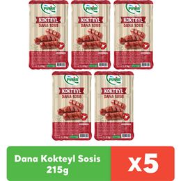 Pınar 5x215 gr Kokteyl Dana Sosis
