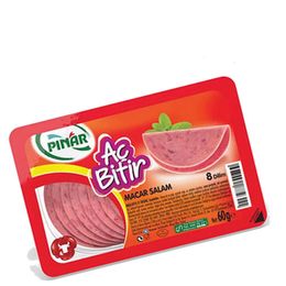 Pınar 60 gr Aç Bitir Fıstıklı Macar Salam