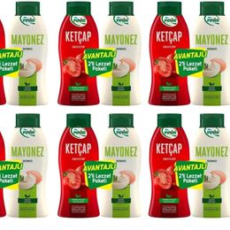 Pınar 600 gr Ketçap + 6x500 gr Light Mayonez