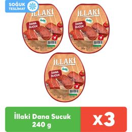 Pınar İllaki 3x240 gr Dana Sucuk