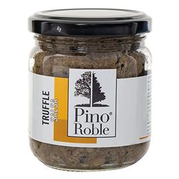 Pino Roble 100 gr Siyah Trüf Tuber Aestivum ve Tuber Blumare Mantarlarıyla Harmanlanmış Melanosporum Trüf Esanslı Sızma Zeytinyağ Marineli Salsa Sosu