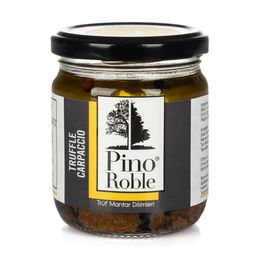 Pinoroble 160 gr Dilimlenmiş Siyah Trüf Tuber Aestivum Mantarlı Melanosporum Trüf Esanslı Sızma Zeytinyağ Marineli Carpaccio