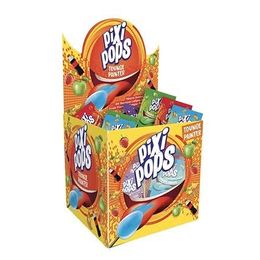 Pixi Pops 120x7,5 gr Meyve Aromalı Dil Boyayan Lolipop Şekerleme