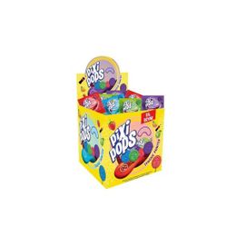 Pixi Pops 150x6,2 gr Kabartmalı Yüz İfadeli, Dil Boyayan Yassı Lolipop