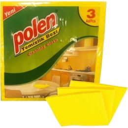 Polen 35x35 cm 240x3'lü Sarı Temizlik Bezi