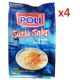 Poli 4x250 gr Sütlü Salep Aromalı İçecek Tozu