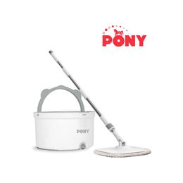Pony Beyaz Temiz & Kirli Suyu Ayırma Özelliği Otomatik Temizlik Seti Mop Paspas