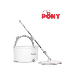 Pony Beyaz Temiz & Kirli Suyu Ayırma Özelliği Otomatik Temizlik Seti Mop Paspas