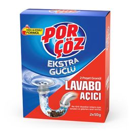 Porçöz 2x50 gr Granül Lavabo Açıcı