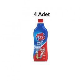 Porçöz 4x1 lt Jel Lavabo Açıcı