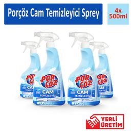Porçöz 4x500 ml Cam Temizleyici Sprey